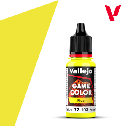 Amarillo Fluo 72103 Game Color Vallejo