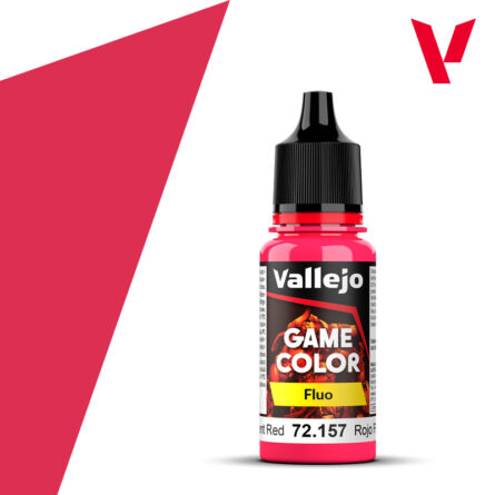 Rojo Fluo 72157 Game Color Vallejo