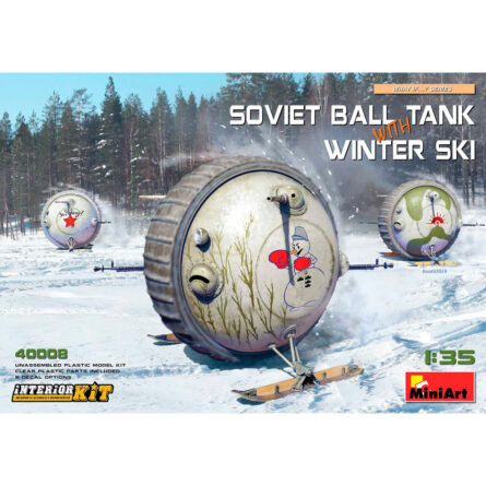 Soviet Ball Tank with Winter Ski - MiniArt 1:35