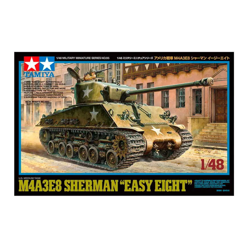 M4A3E8 Sherman "Easy Eight" - Tamiya 1:48