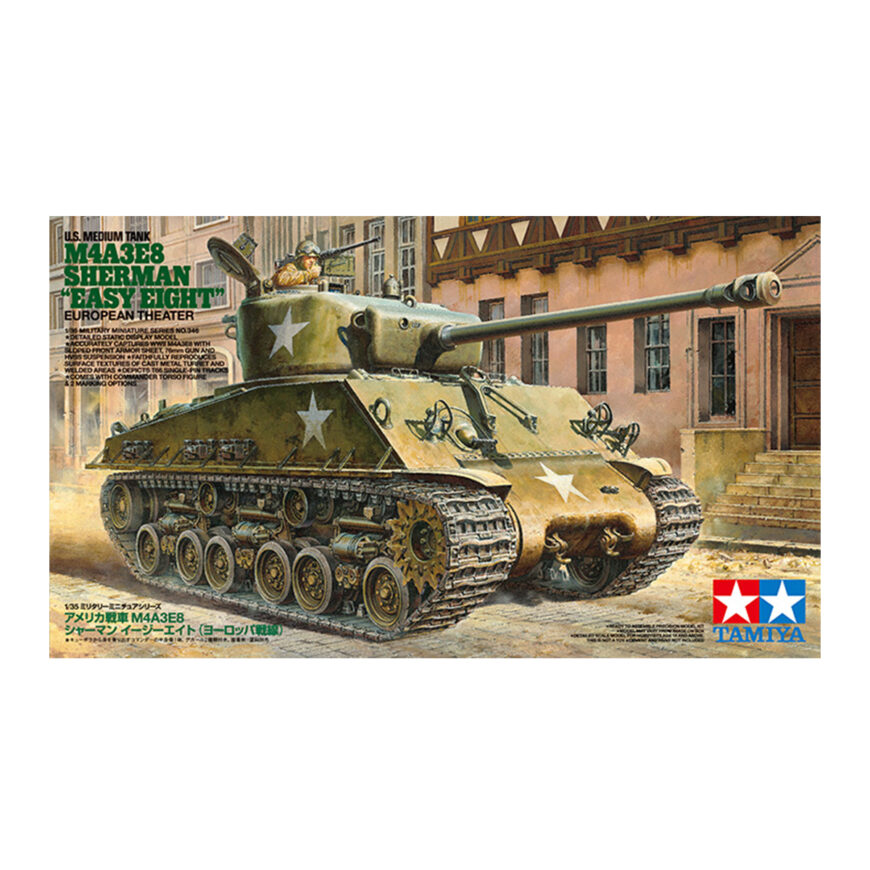 M4A3E8 Sherman "Easy Eight" Teatro Europeo - Tamiya 1:35