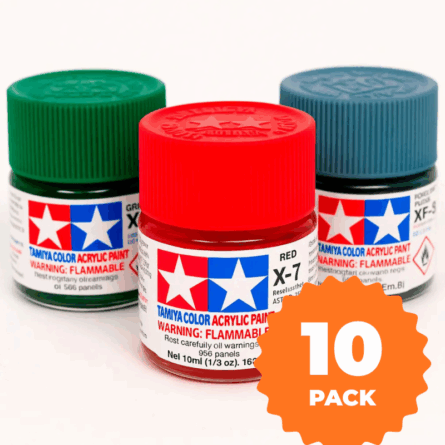 Pack 10 pinturas XF & X Tamiya
