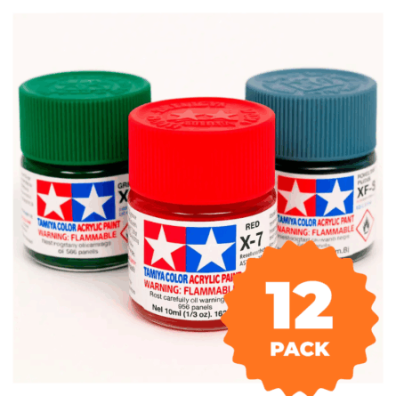 Pack 12 X y XF Tamiya con descuento