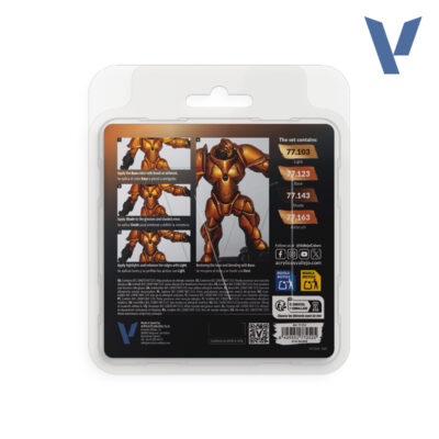 Vallejo True Metallic Metal Oro Imperial 77252 Set TMM 2