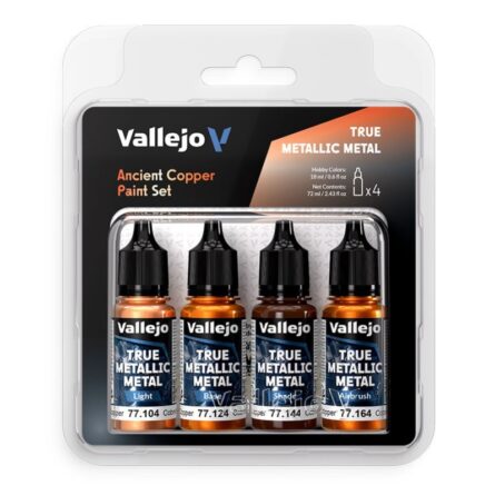 Vallejo True Metallic Metal – Set Cobre Antiguo 77253