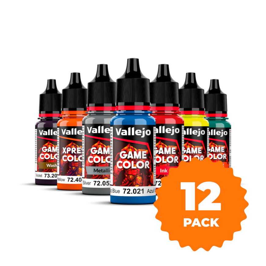 Pack 12 Game Color Vallejo con descuento