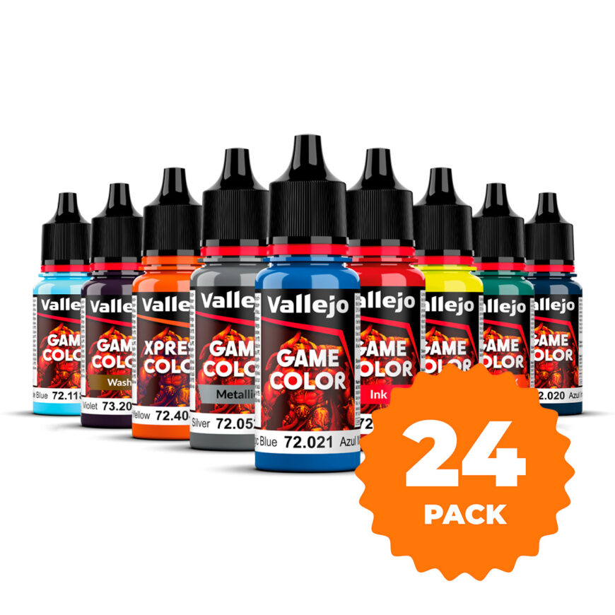 Pack 24 Game Color Vallejo con descuento