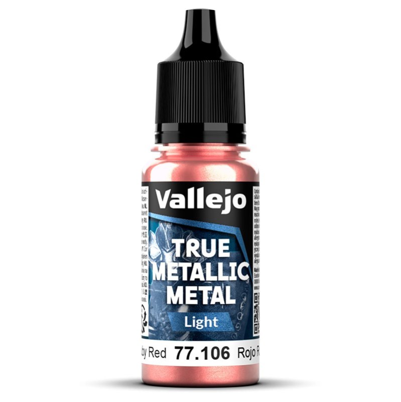 Vallejo TMM Rojo Rubí 77106 – Pintura Metálica