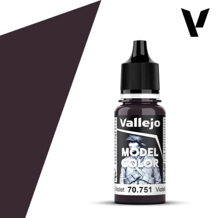 Vallejo Model Color 70751 Black Violet - Peinture acrylique