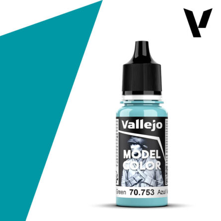 Vallejo Model Color 70753 Light Blue Green - Peinture acrylique