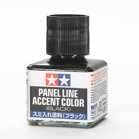 Tamiya Panel Line Accent Color Negro 87131 40 ml